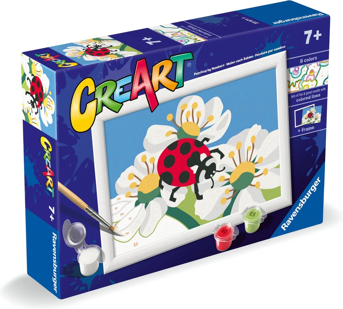 CreArt Lieveheersbeestje - Schilderen op Nummer - Vanaf 7 Jaar från Ravensburger i Flerfärgad – produktbild