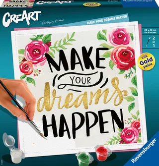 CreArt Make Your Dreams Happen - Schilderen op nummer voor volwassenen - Hobbypakket von Ravensburger in Mehrfarbig – Produktfoto 1 von 5