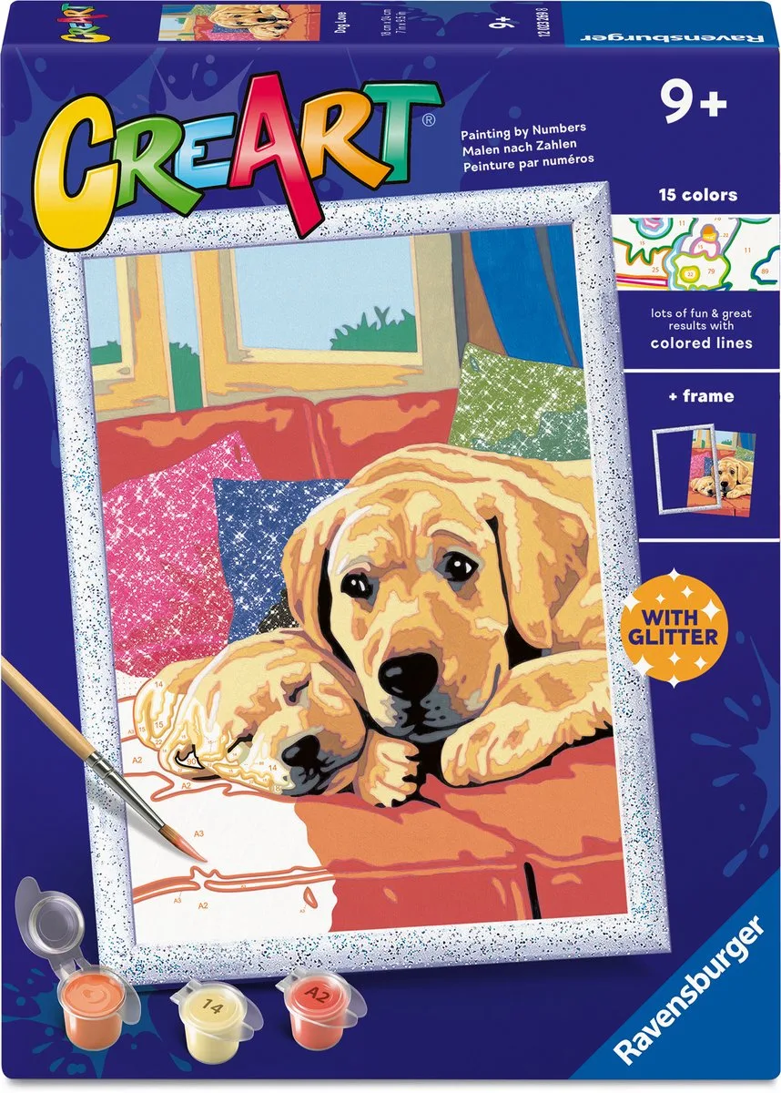 Creart D Series Puppy Love de Ravensburger en Dog Love – photo du produit