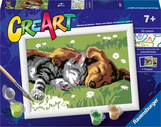Kit De Peinture Chat Et Chien de Ravensburger en Multicolore – photo du produit 1 sur 6