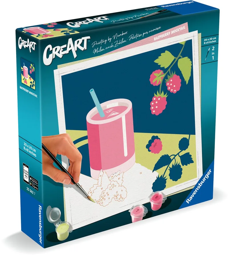 CreArt Paint by Number - Raspberry von Ravensburger in Mehrfarbig – Produktfoto