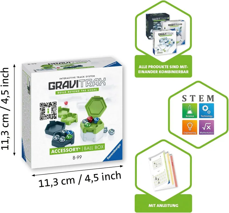 GraviTrax Accessory Ball Box von Ravensburger in Mehrfarbig – Produktfoto 3 von 5