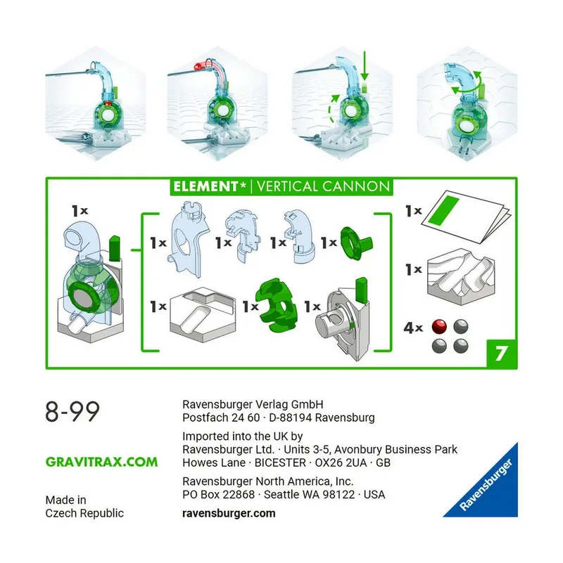 Gravitrax Element Vertical Cannon von Ravensburger – Produktfoto 2 von 2