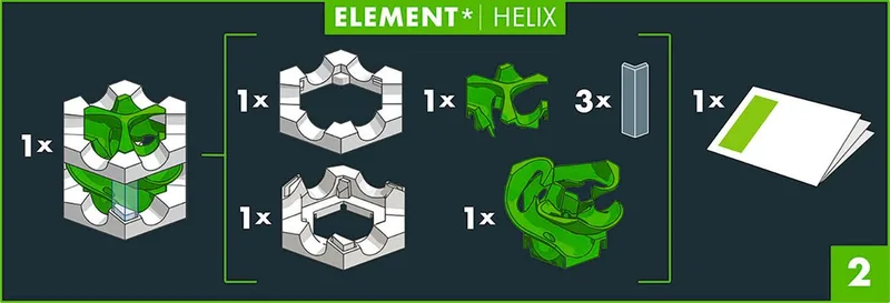 GraviTrax Pro Element Helix Expansion Set de Ravensburger – photo du produit 4 sur 5