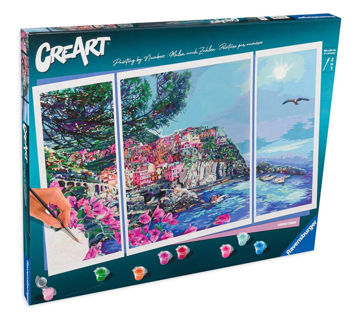 Malen nach Zahlen 23529 - Cinque Terre - ab 14 Jahren by Ravensburger in Multicolour – product photo