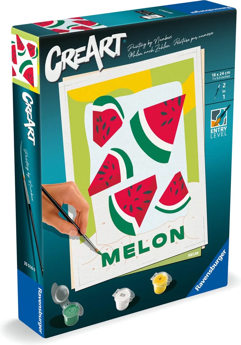 CreArt Paint by Number - Melon von Ravensburger in Mehrfarbig – Produktfoto