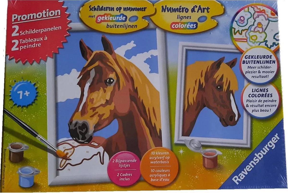 Paarden - Hobbypakket de Ravensburger en Multicolore – photo du produit