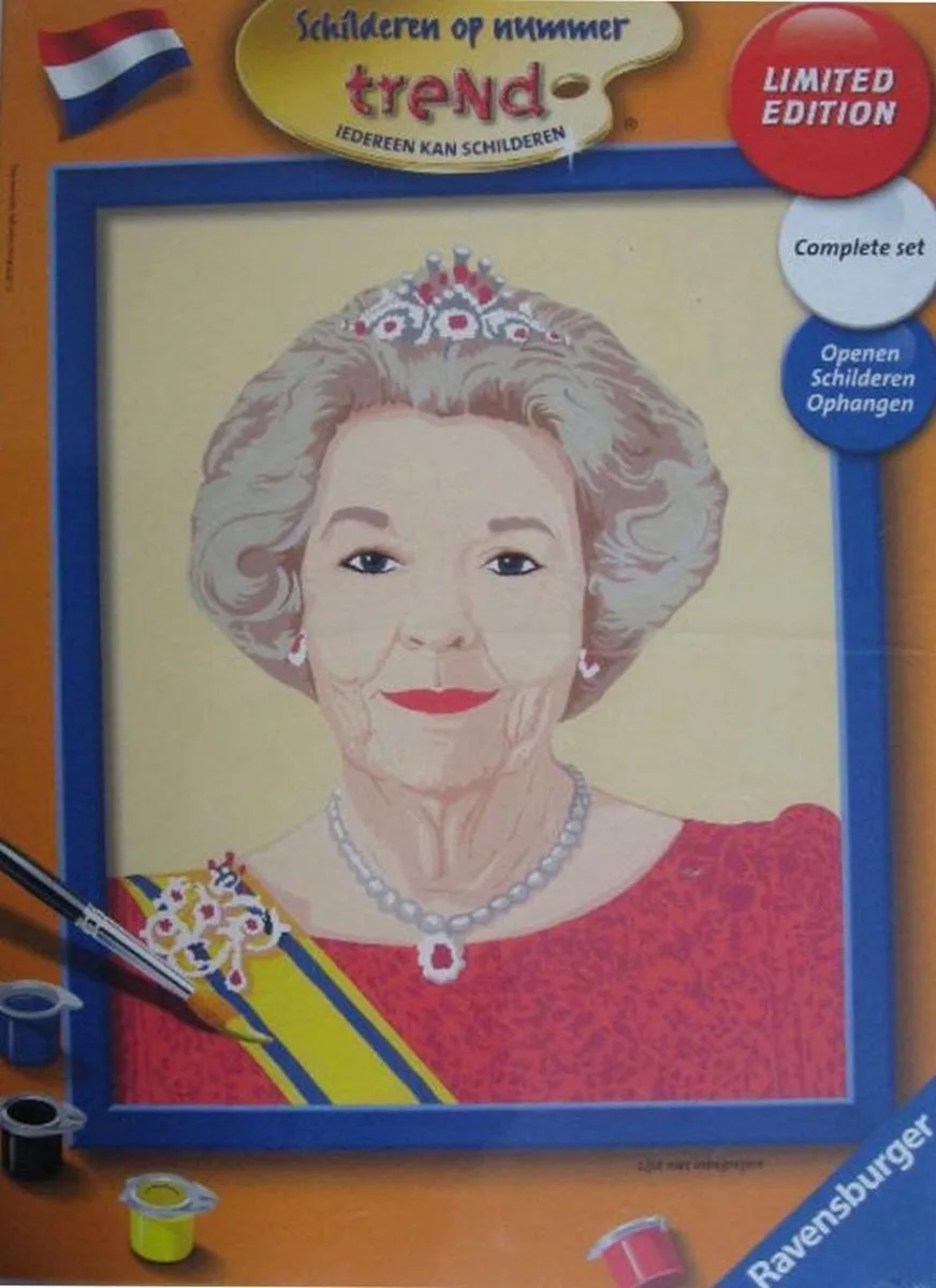 Ravenburger schilderen op nummer Beatrix schilderset de Ravensburger en Diverse kleuren – photo du produit