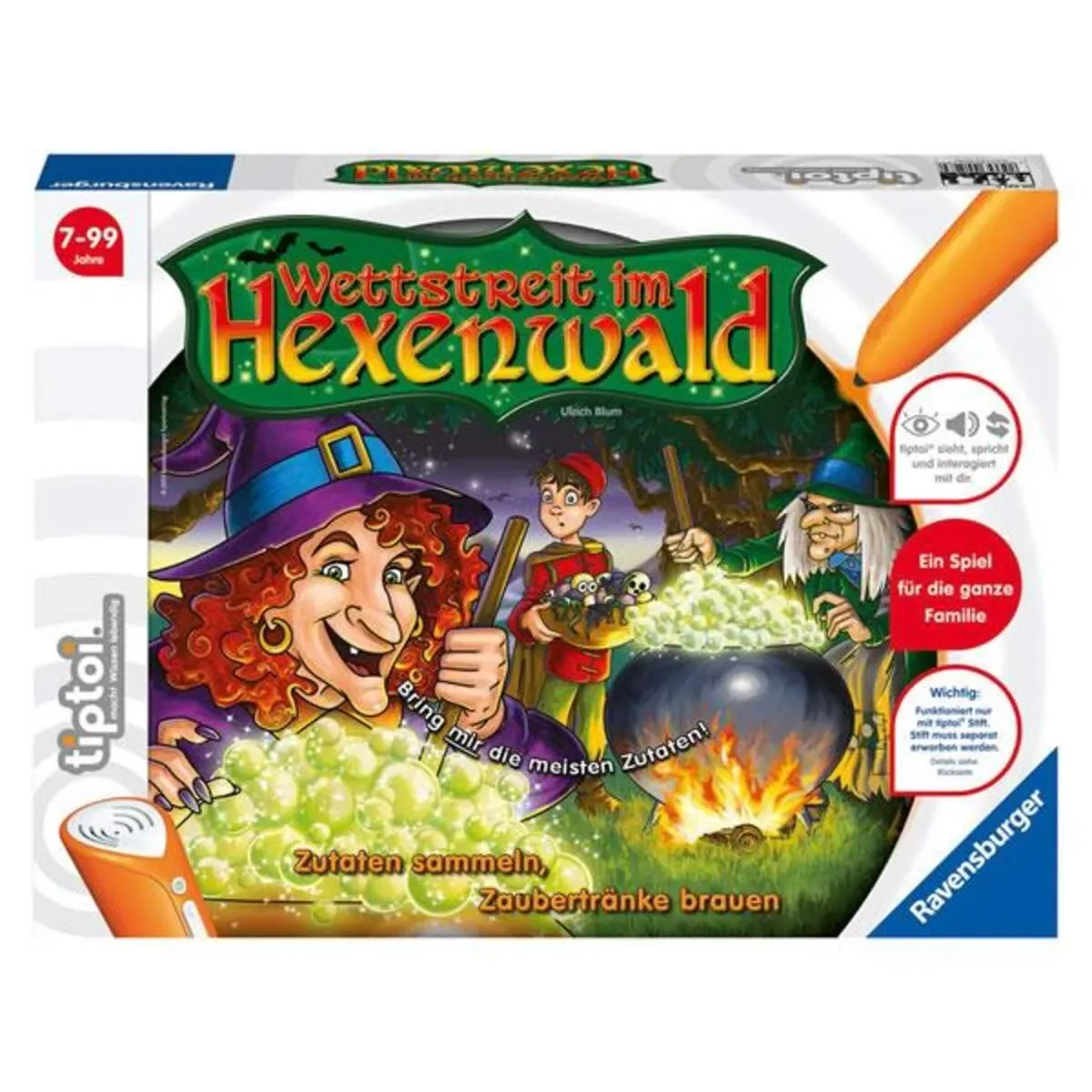 RAVENSBURGER 000528 tiptoi® Wettstreit im Hexenwald från Ravensburger – produktbild