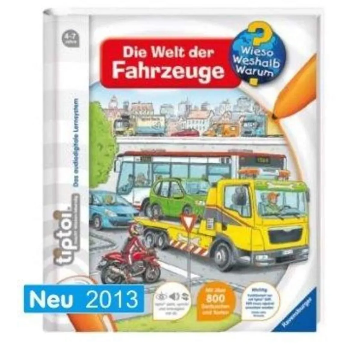 RAVENSBURGER 000622 tiptoi® Die Welt der Fahrzeuge fra Ravensburger – produktbillede