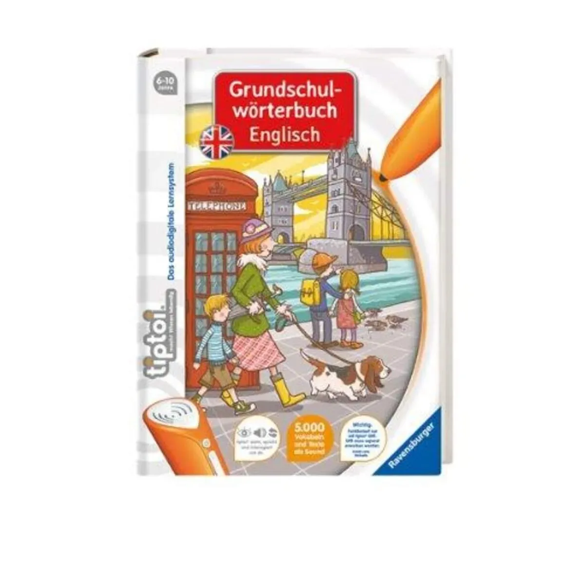 RAVENSBURGER 000623 tiptoi® Grundschulwörterbuch Englisch fra Ravensburger – produktbillede