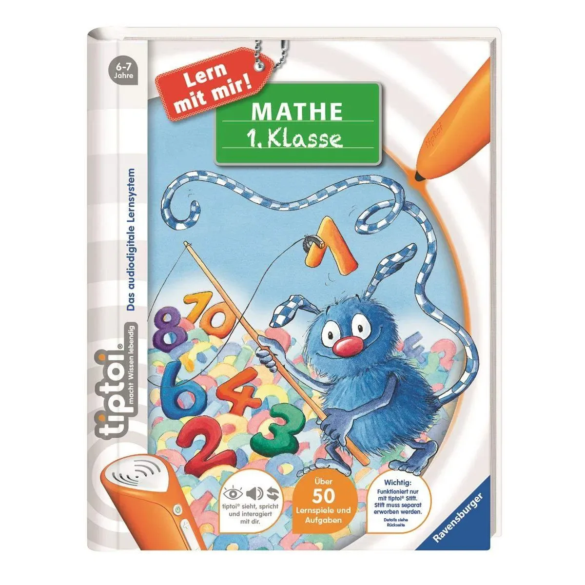 RAVENSBURGER 000640 tiptoi® Mathe 1. Klasse fra Ravensburger – produktbillede