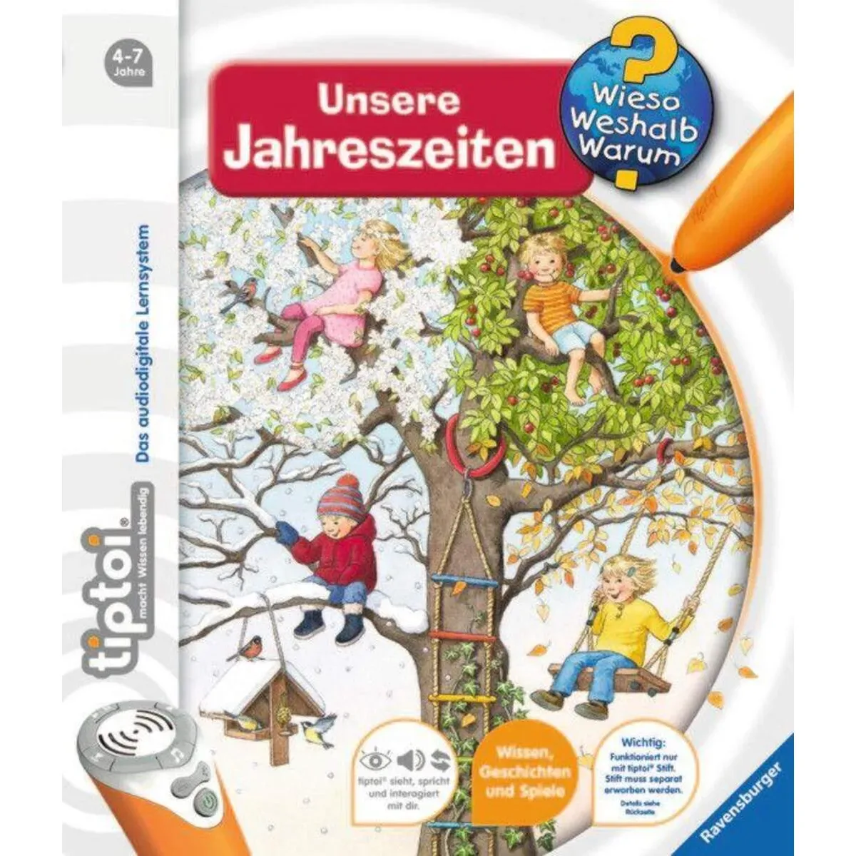 RAVENSBURGER 000657 tiptoi® Unsere Jahreszeiten fra Ravensburger – produktbillede