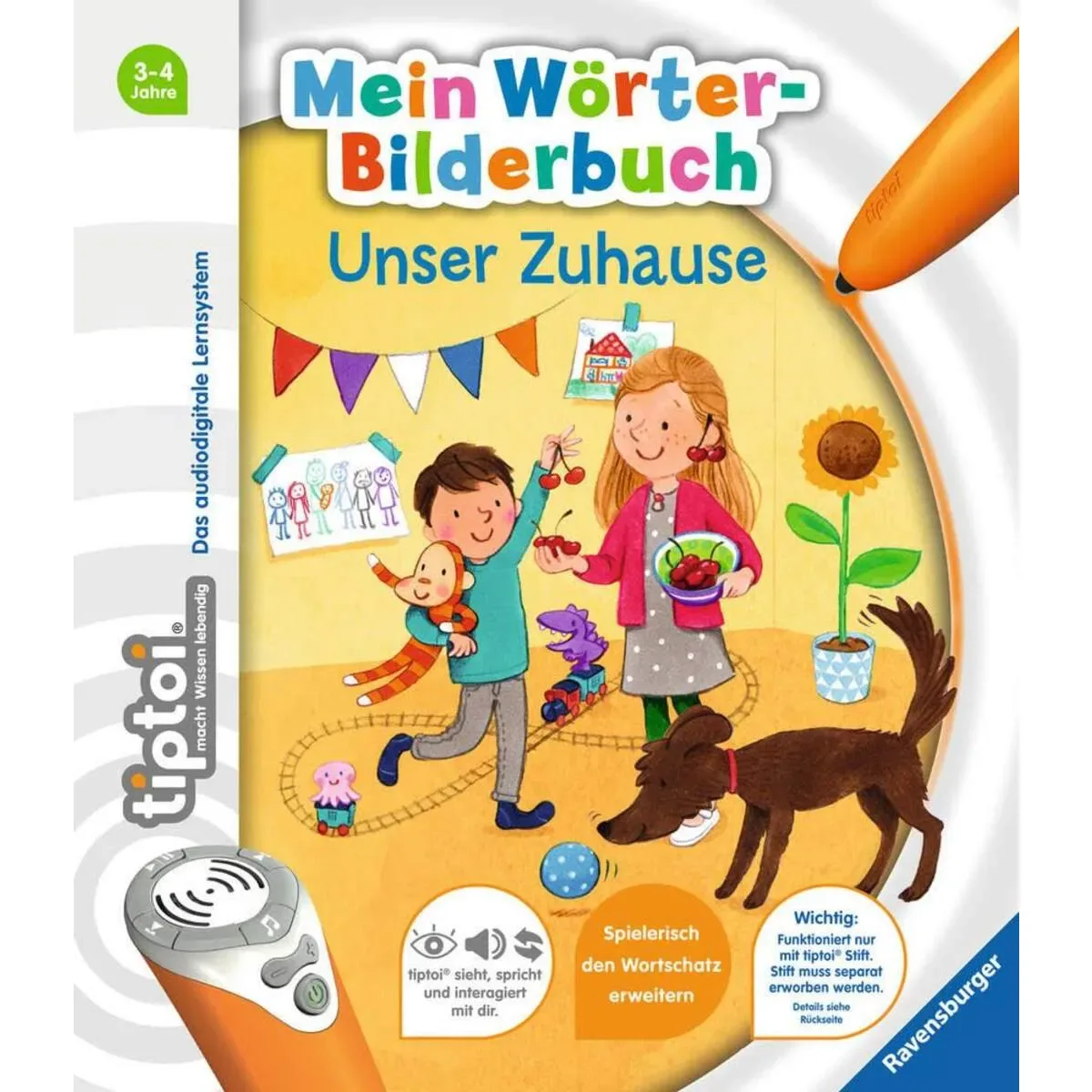 RAVENSBURGER 000674 tiptoi® Mein Wörter-Bilderbuch: Unser Zuhause fra Ravensburger – produktbillede