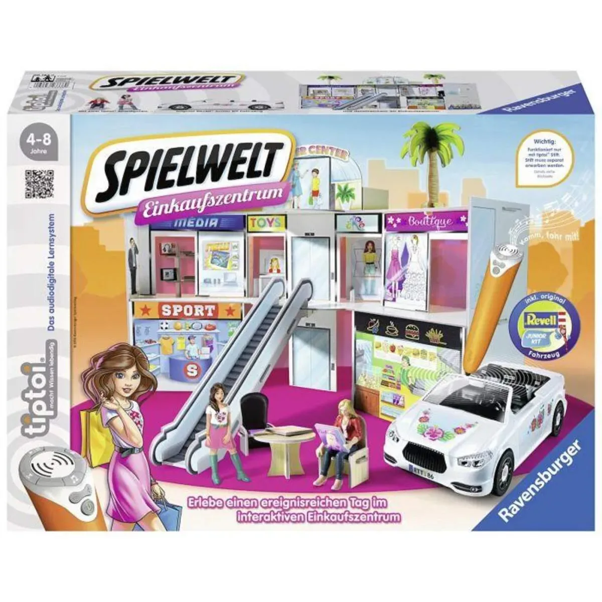 RAVENSBURGER 000762 tiptoi® Spielwelt Einkaufszentrum fra Ravensburger – produktbillede