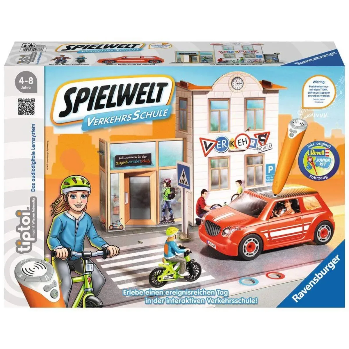 RAVENSBURGER 000777 tiptoi® Spielwelt Verkehrsschule fra Ravensburger – produktbillede