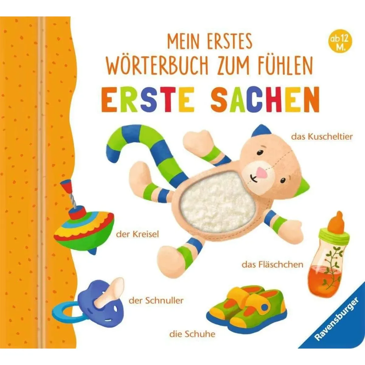 RAVENSBURGER 01511 Mein erstes Wörterbuch zum Fühlen: Erste Sachen från Ravensburger – produktbild