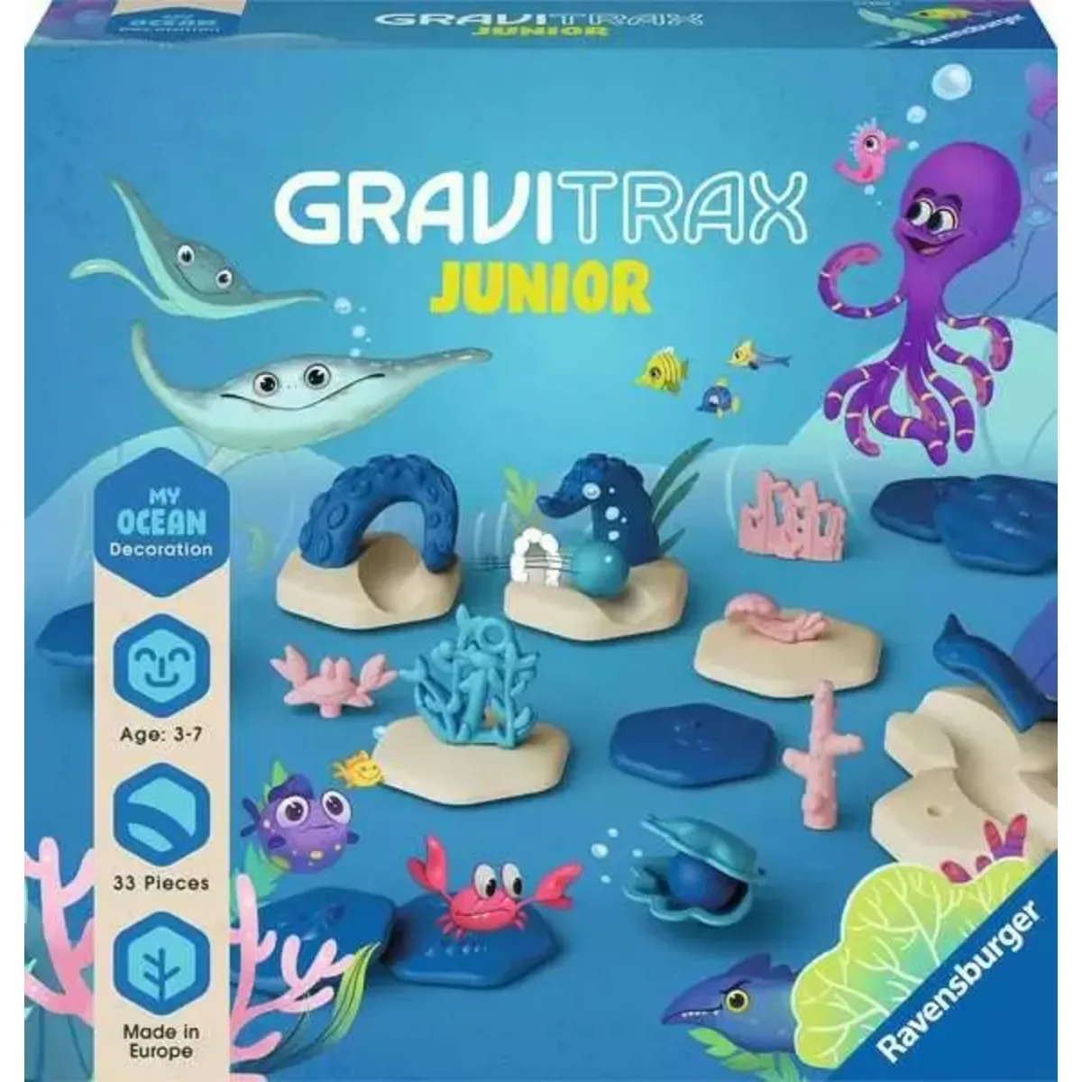 RAVENSBURGER 027400 GraviTrax Junior Extension Ocean von Ravensburger – Produktfoto