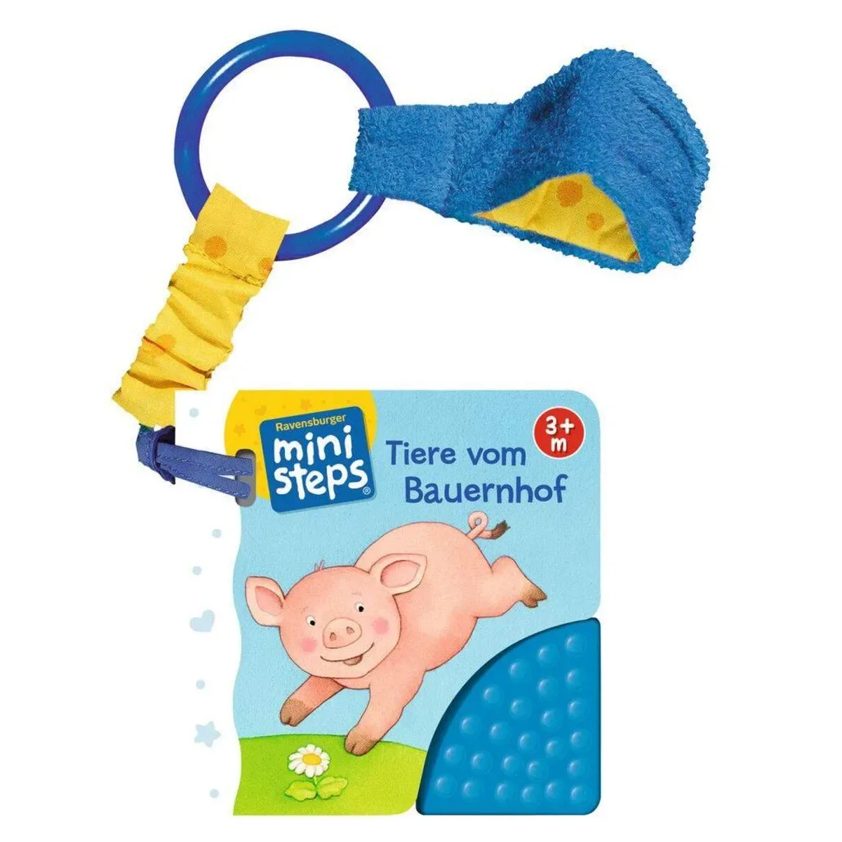 RAVENSBURGER 04081 Mein erstes Buggy-Beißbuch: Tiere vom Bauernhof från Ravensburger – produktbild