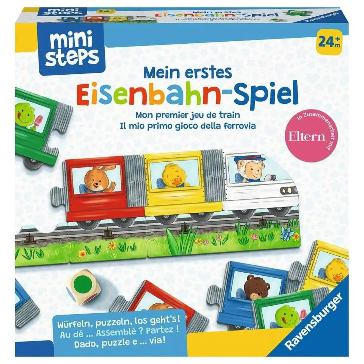 RAVENSBURGER 04187 Mein erstes Eisenbahn-Spiel från Ravensburger – produktbild