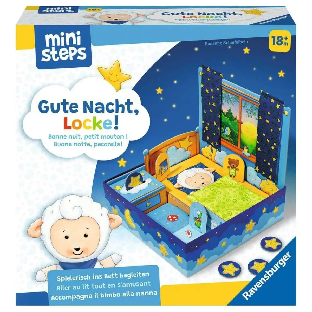 RAVENSBURGER 04196 ministeps 4196 Gute Nacht, Locke! från Ravensburger – produktbild