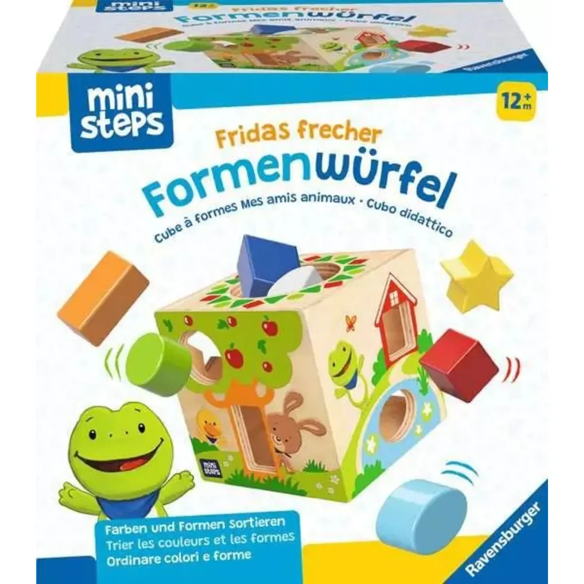 RAVENSBURGER 04581 ministeps: Fridas frecher Formenwürfel fra Ravensburger – produktbillede