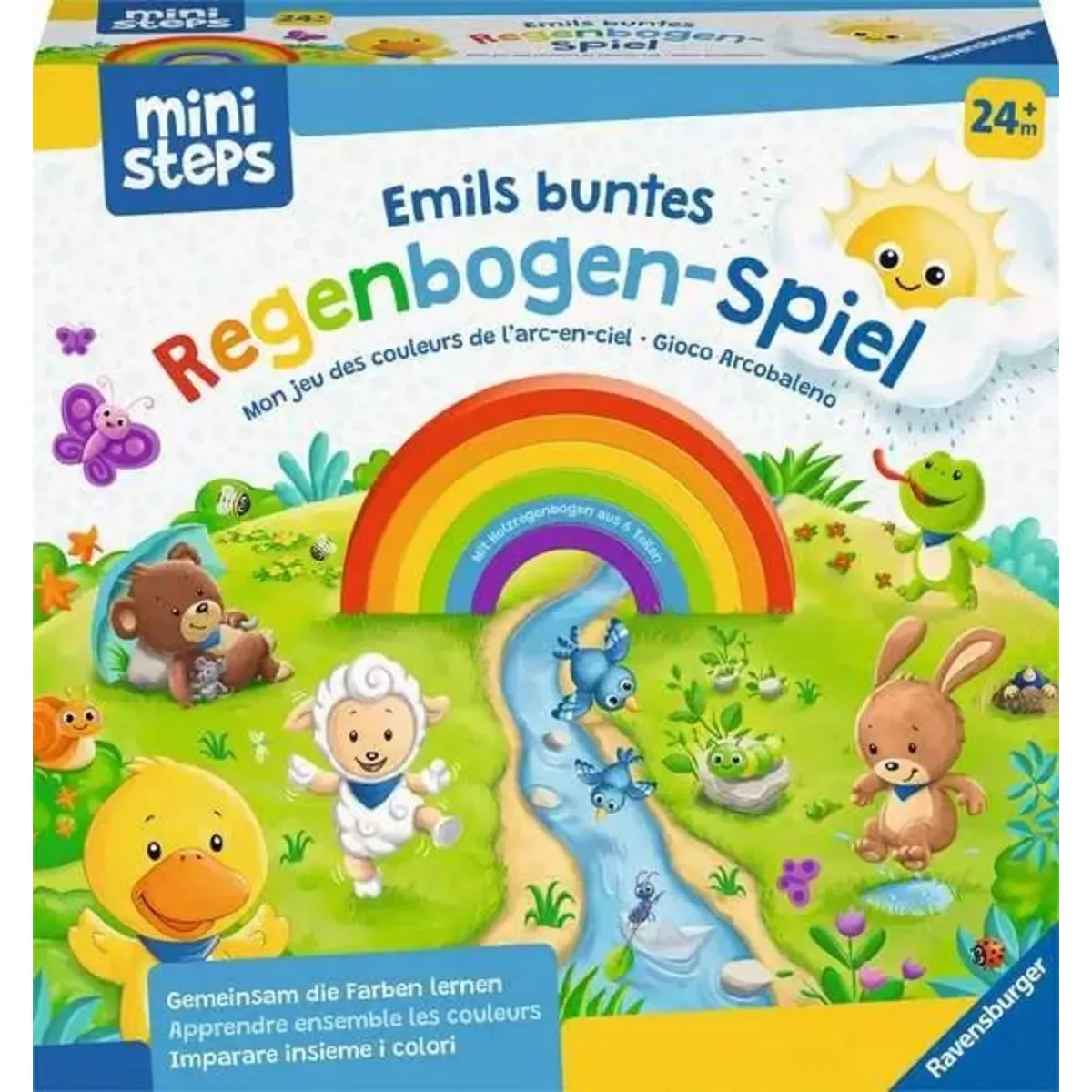 RAVENSBURGER 04582 ministeps: Emils buntes Regenbogen-Spiel fra Ravensburger – produktbillede