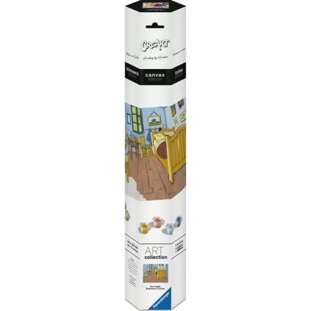 Ravensburger 12023097 CreArt, Malen nach Zahlen Art Collection - Schlafzimmer in Arles (Van Gogh) de Ravensburger – photo du produit