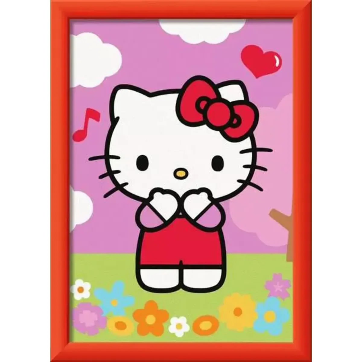 Ravensburger 12023107 Ravensburger CreArt - Malen nach Zahlen 12023107 - Fröhliche Hello Kitty - Kinder ab 7 Jahren från Ravensburger – produktbild
