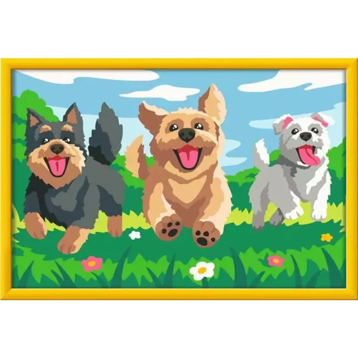Ravensburger 12023135 CreArt, Malen nach Zahlen Kinder - Pfotenfreunde fra Ravensburger – produktbillede