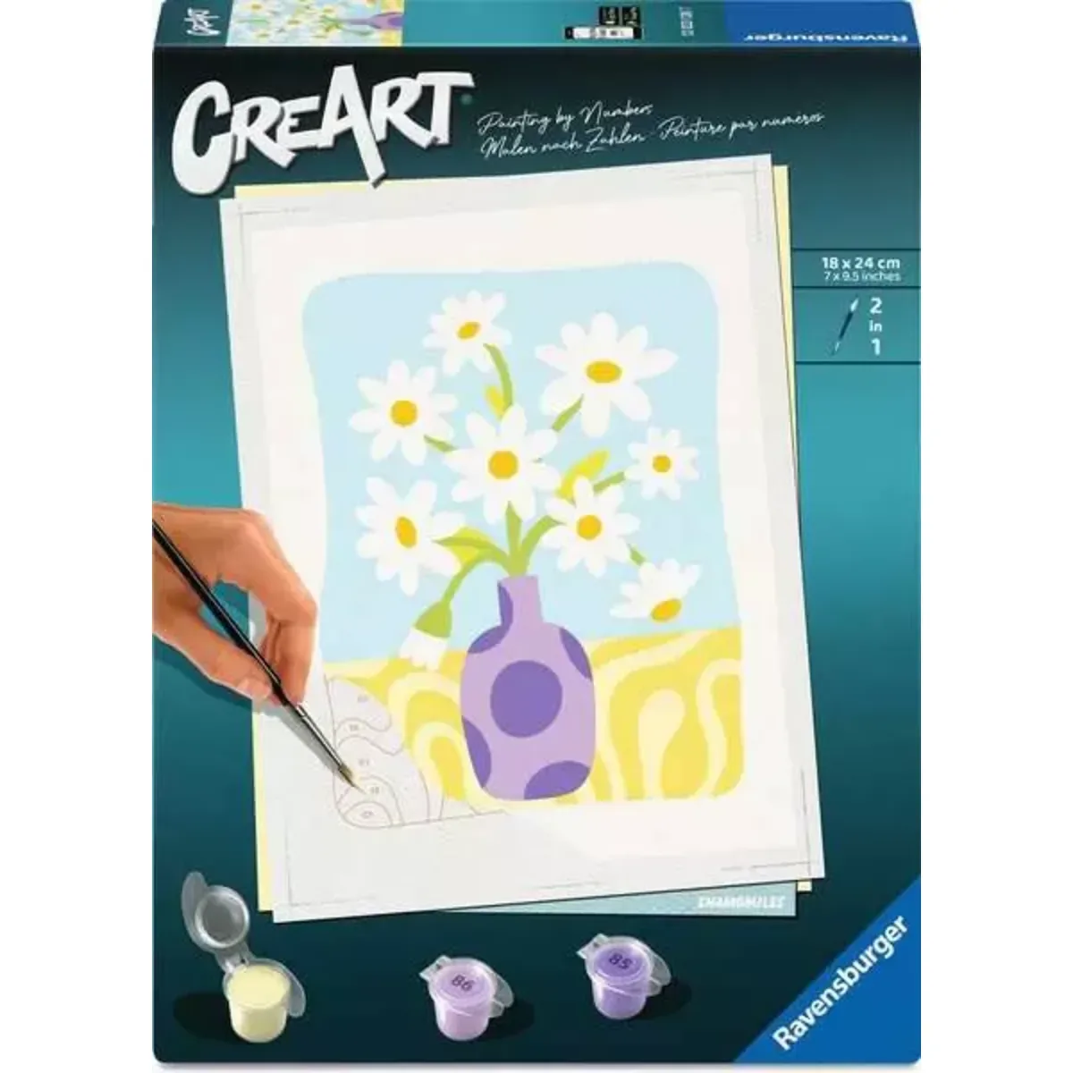 Ravensburger 12023138 CreArt Adults Trend - Kamille fra Ravensburger – produktbillede