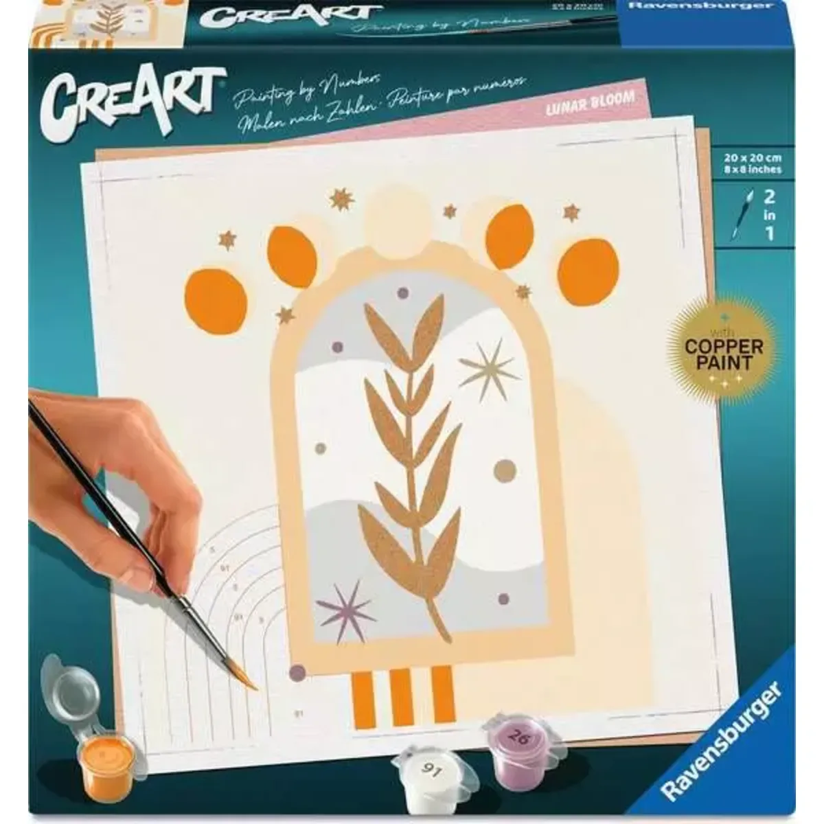Ravensburger 12023143 CreArt Adults Trend - Mondblüte från Ravensburger – produktbild