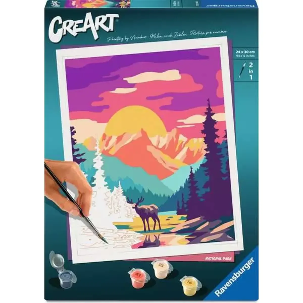 Ravensburger 12023148 CreArt Adults Trend - National Park fra Ravensburger – produktbillede
