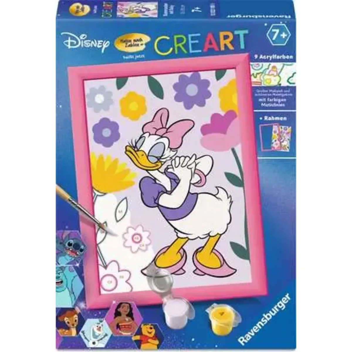 Ravensburger 12023180 CreArt, Malen nach Zahlen Kinder - Disney Daisy Duck von Ravensburger – Produktfoto