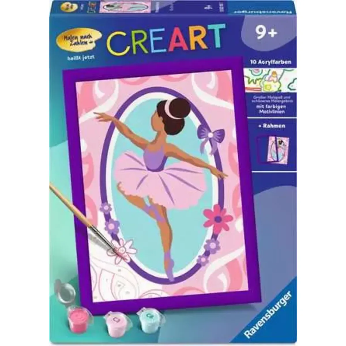 Ravensburger 12023183 CreArt, Malen nach Zahlen Kinder - Primaballerina von Ravensburger – Produktfoto