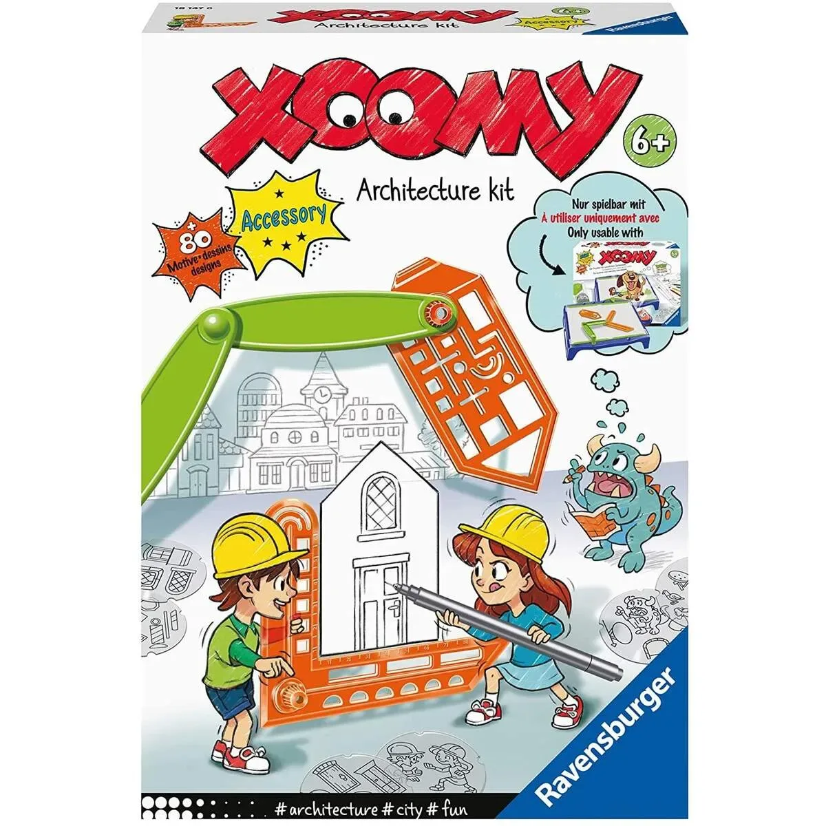 RAVENSBURGER 18147 Xoomy Architecture Kit fra Ravensburger – produktbillede
