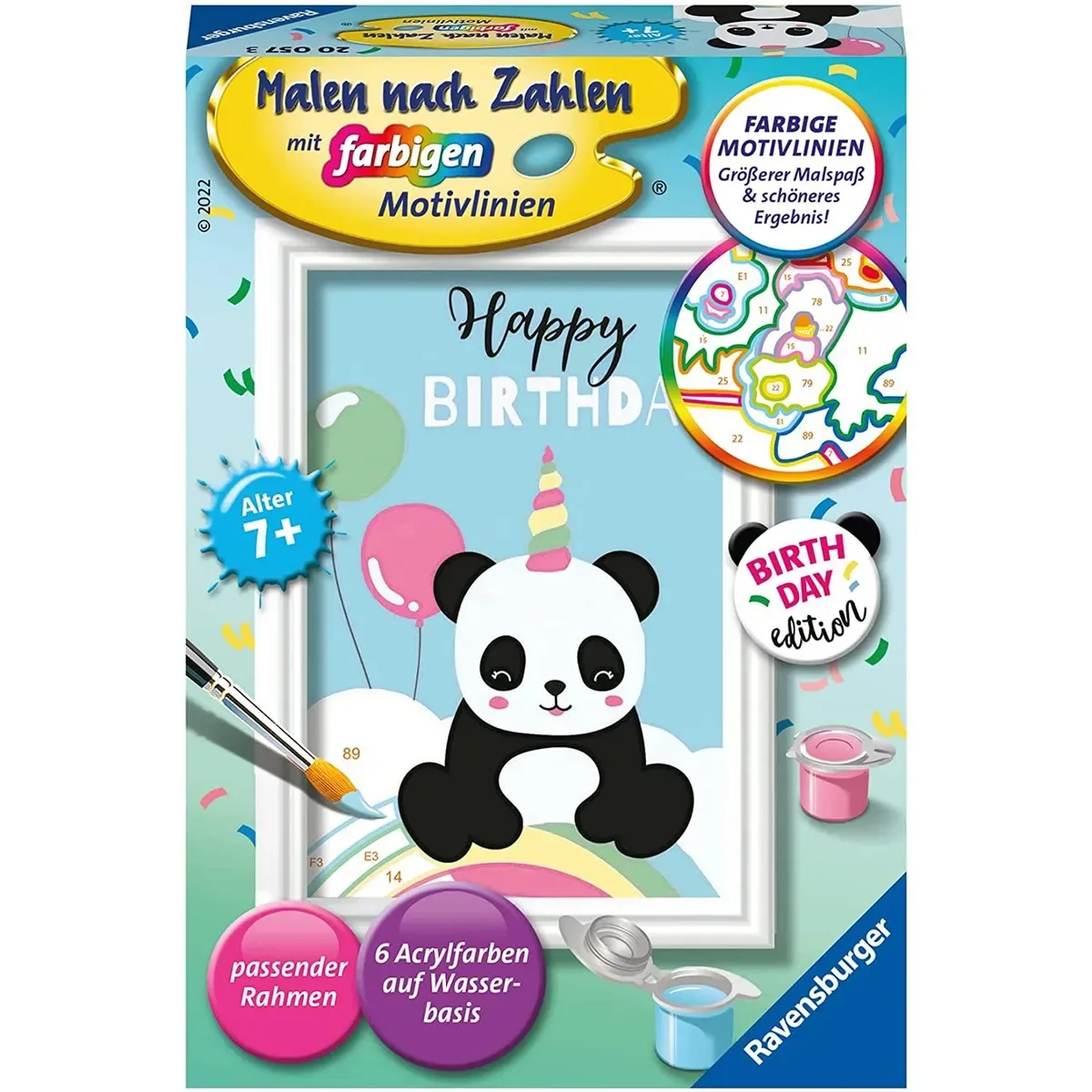 RAVENSBURGER 20057 Malen nach Zahlen Happy Birthday von Ravensburger – Produktfoto