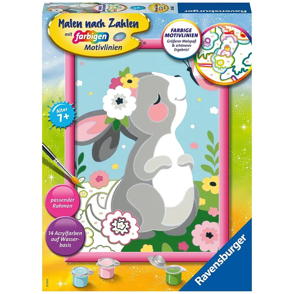 Ravensburger 20062 CreArt, Malen nach Zahlen Kinder - Frühlingsgrüße fra Ravensburger – produktbillede