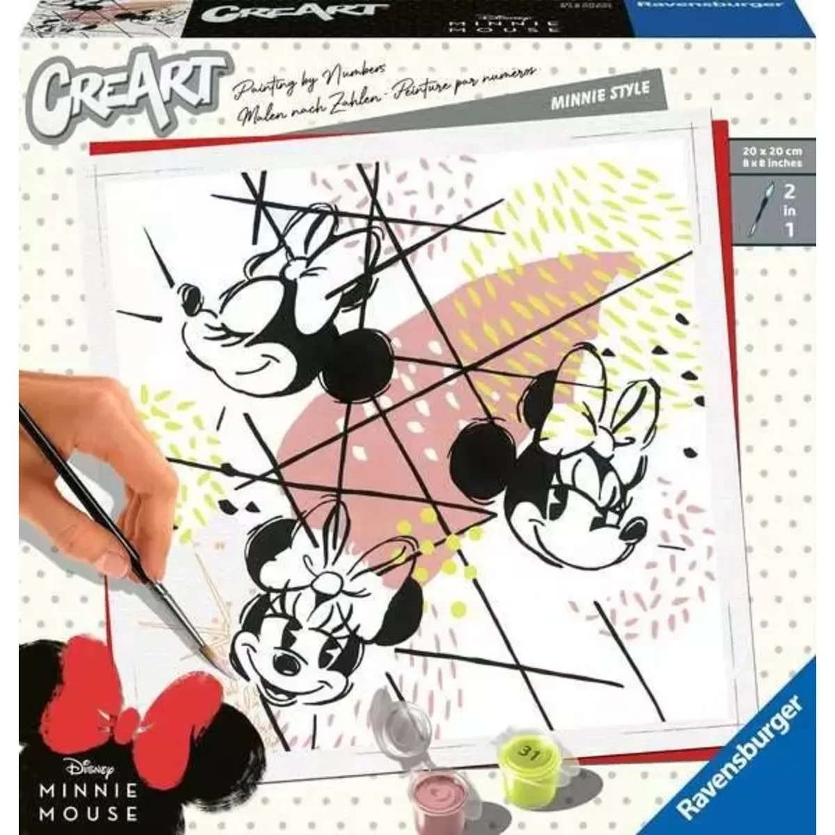 Ravensburger 20127 CreArt Adults Trend Disney Micky Maus - Minnie Style fra Ravensburger – produktbillede