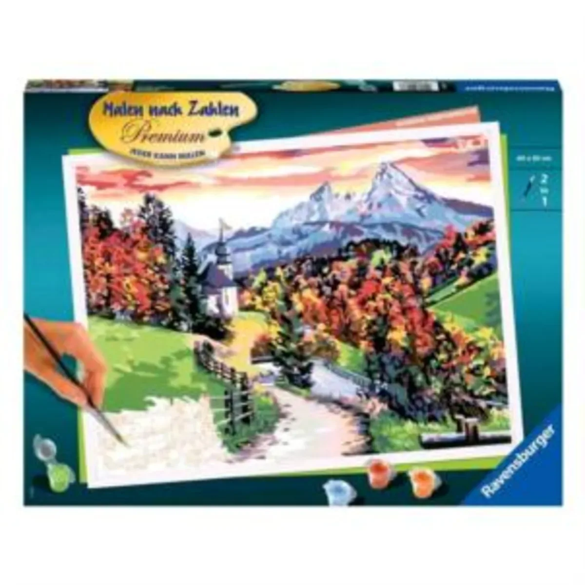 RAVENSBURGER 20168 Malen nach Zahlen – Bayerische Herbstimpression von Ravensburger – Produktfoto