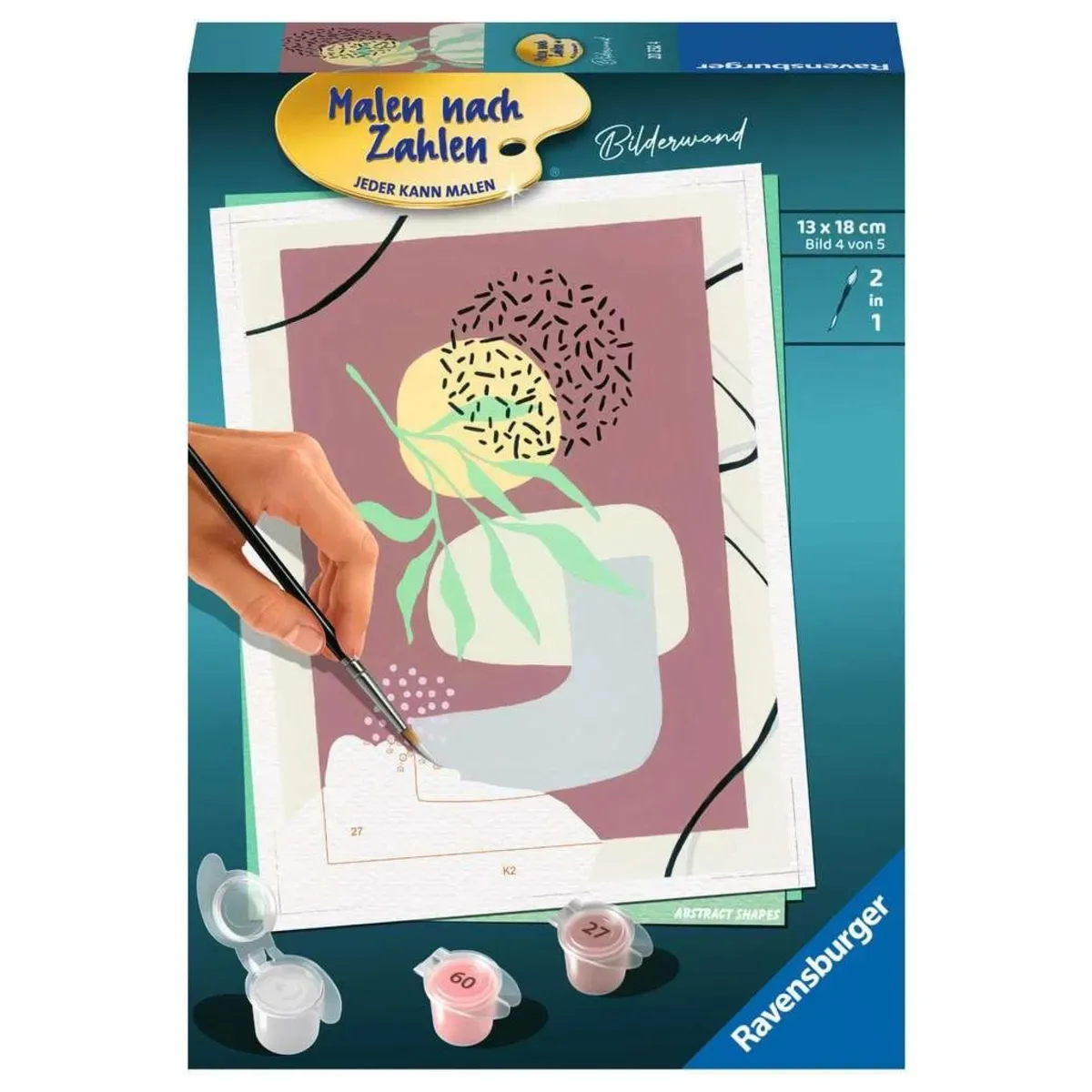 RAVENSBURGER 20232 Malen nach Zahlen Abstract Shapes von Ravensburger – Produktfoto