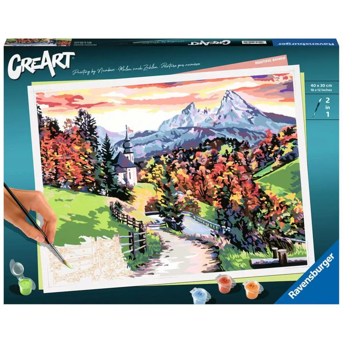 Ravensburger 20274 CreArt Adults Premium - Wunderbares Bayern von Ravensburger – Produktfoto