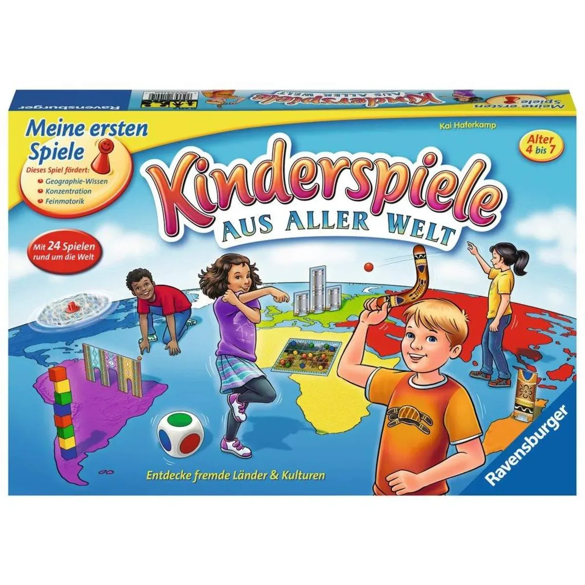 RAVENSBURGER 21441 Kinderspiele aus aller Welt von Ravensburger – Produktfoto