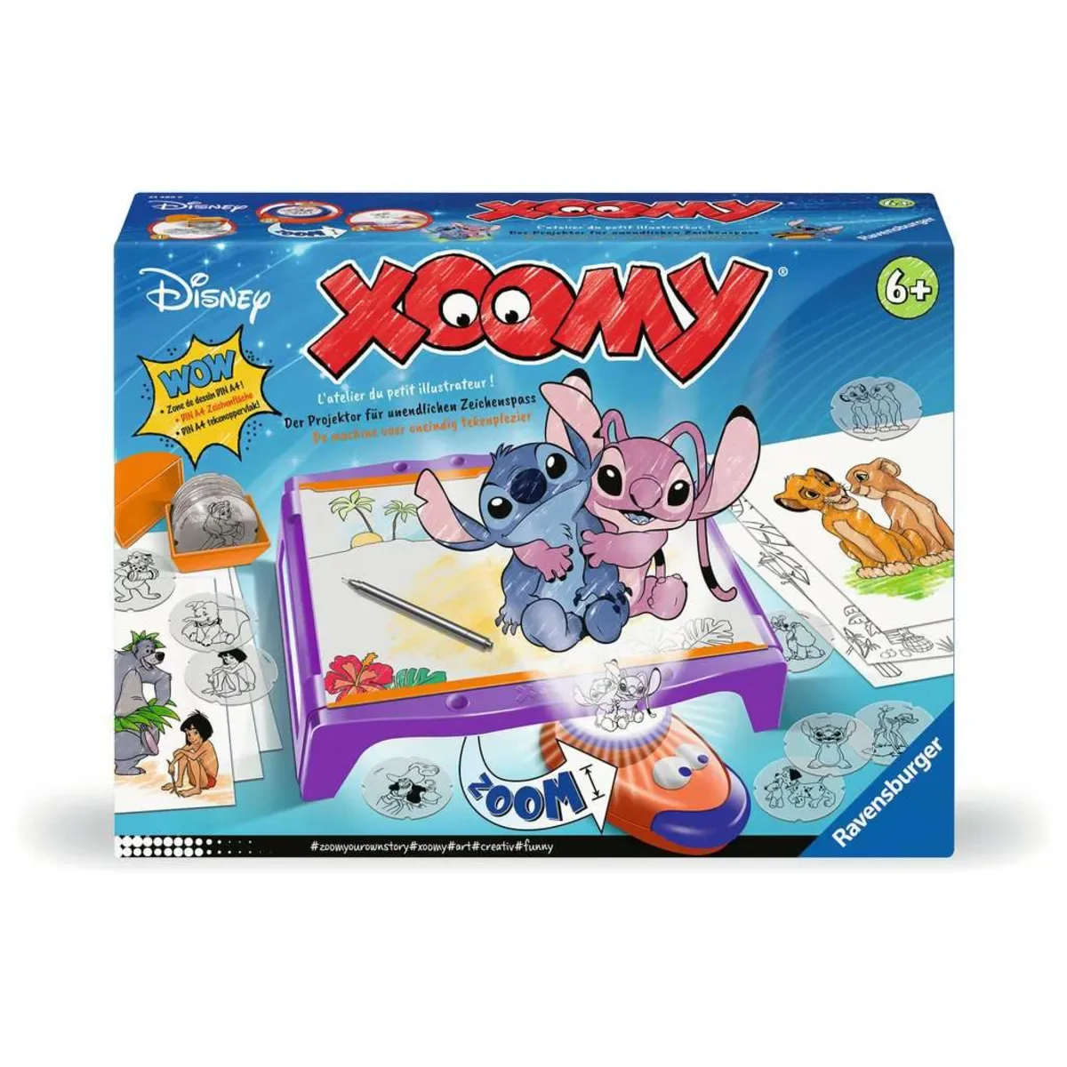 Ravensburger 23489 Xoomy Maxi A4-Tisch Stitch & Disney Classics von Ravensburger – Produktfoto