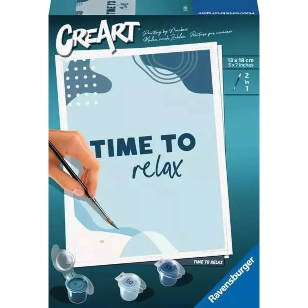 RAVENSBURGER 23608 Malen nach Zahlen Time to relax von Ravensburger – Produktfoto