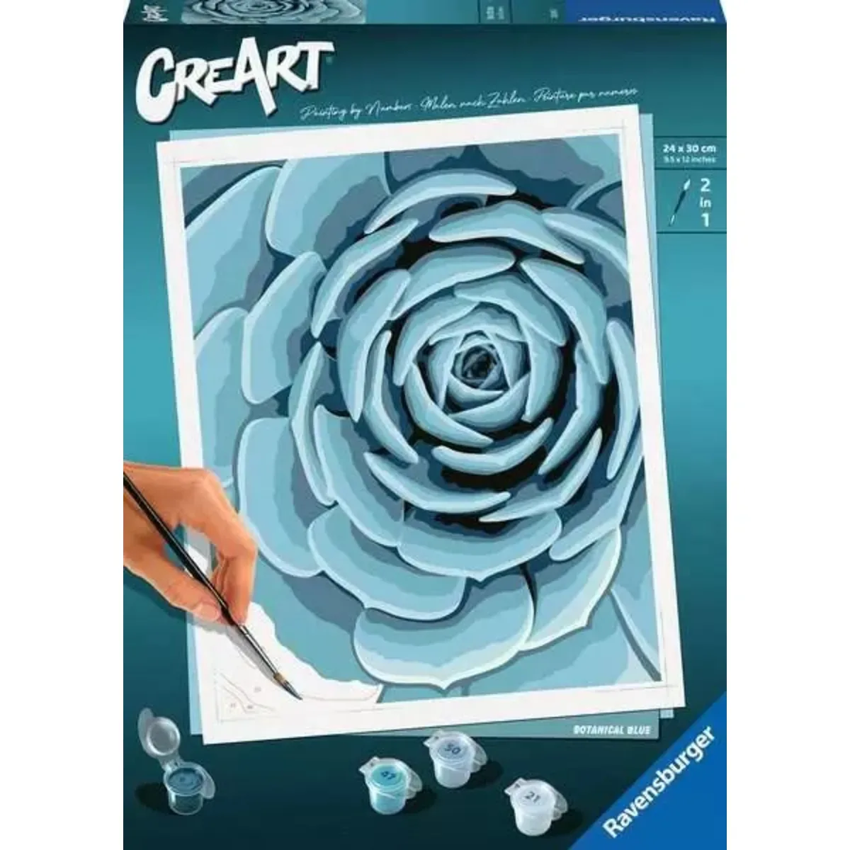 RAVENSBURGER 23610 Malen nach Zahlen Botanical Blue von Ravensburger – Produktfoto