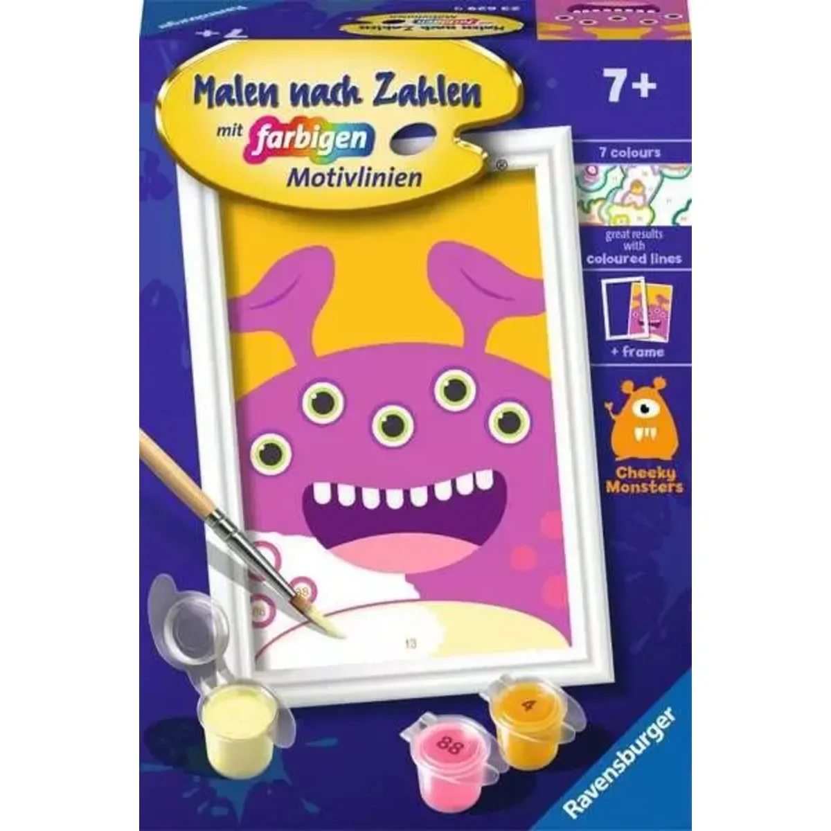 RAVENSBURGER 23629 Malen nach Zahlen Lila Monster von Ravensburger – Produktfoto