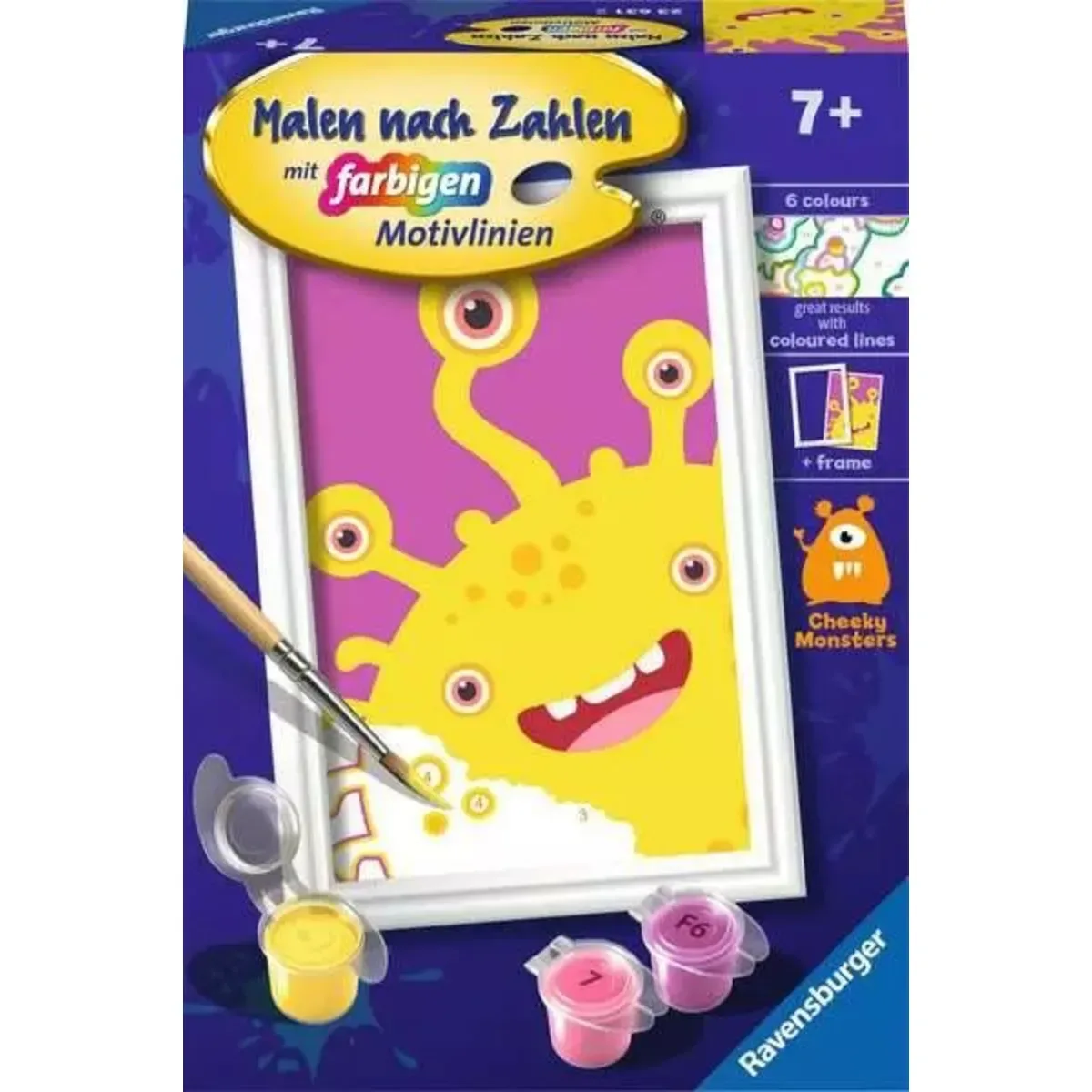 RAVENSBURGER 23631 Malen nach Zahlen Gelbes Monster von Ravensburger – Produktfoto