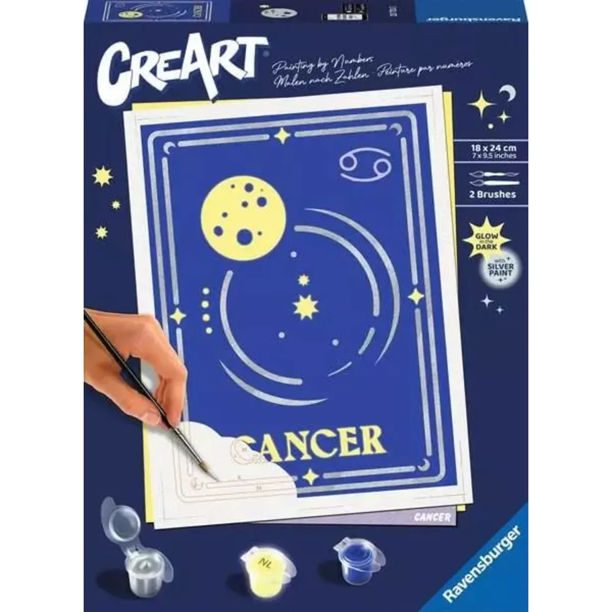 RAVENSBURGER 23733 CreArt Sternzeichen Cancer von Ravensburger – Produktfoto