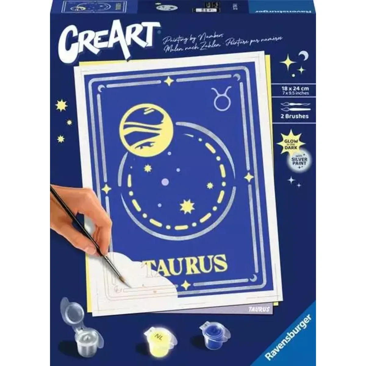 RAVENSBURGER 23734 CreArt Sternzeichen Taurus von Ravensburger – Produktfoto